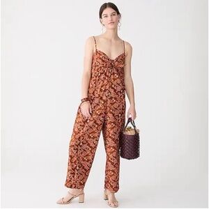 J.Crew tie front jumpsuit